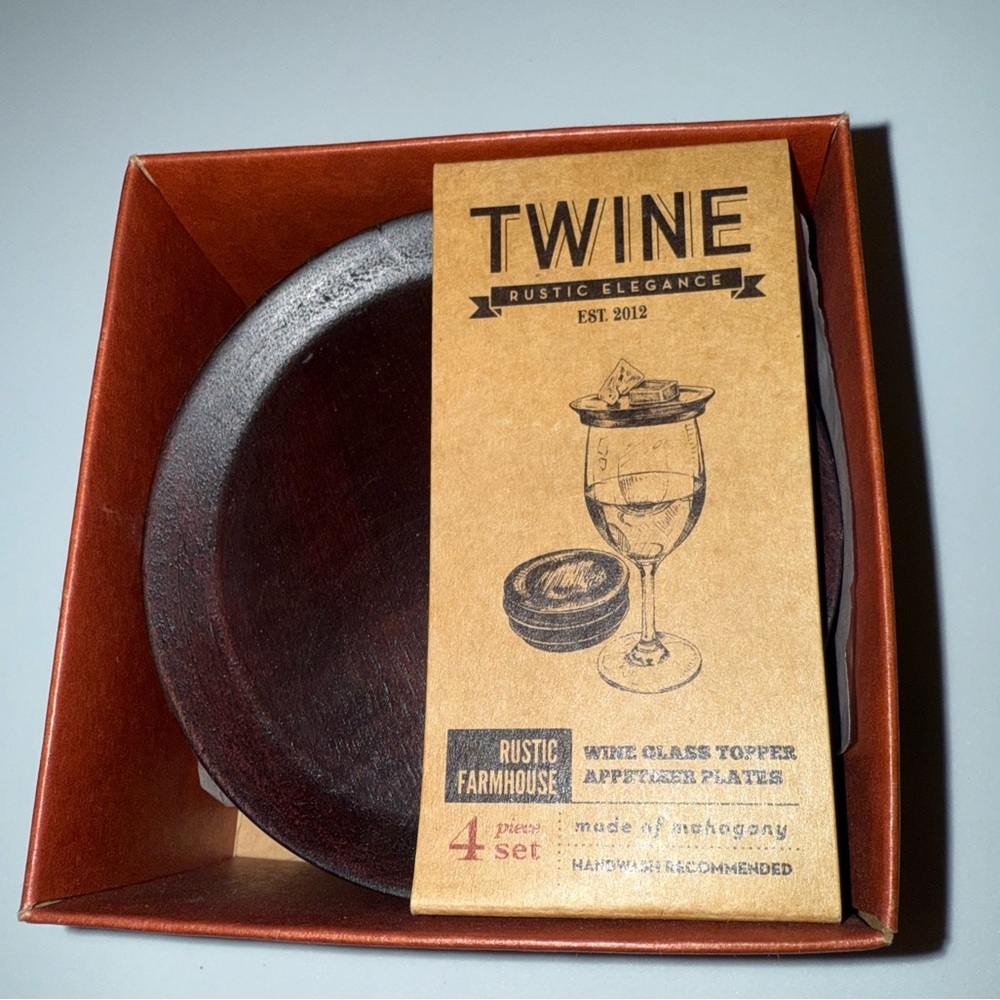 Wine Glass Topper Appetizer Plates
